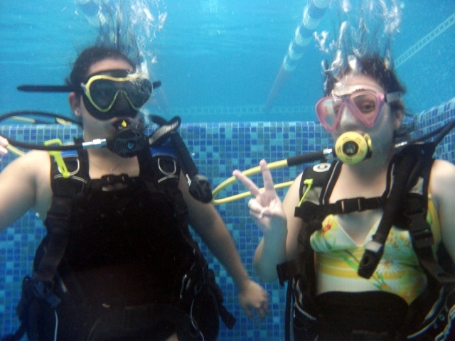 Buceo Experiencia, cogiendo confianza 
