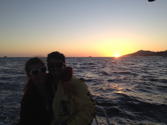 Disfruta del atardecer