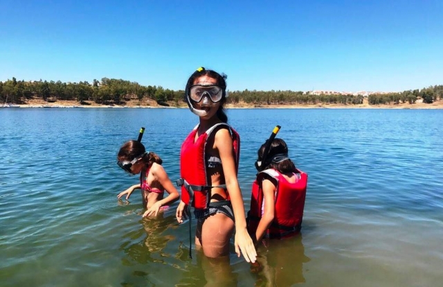 Inmersiones con el equipo de snorkel