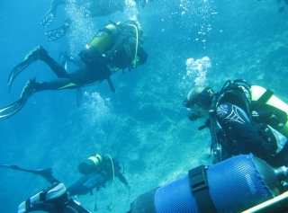 Scuba diving