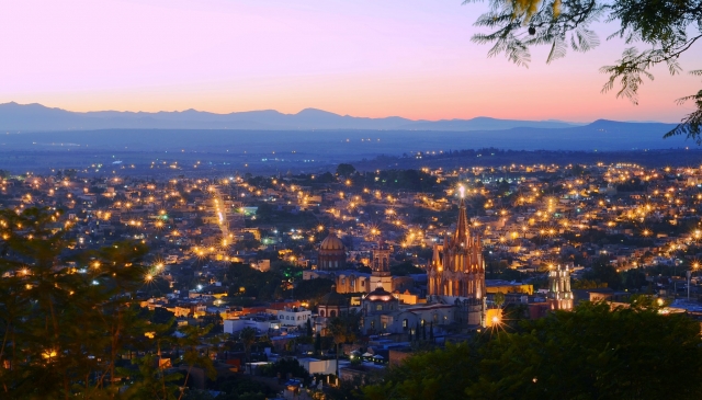 Vista hacia San Miguel de Allende