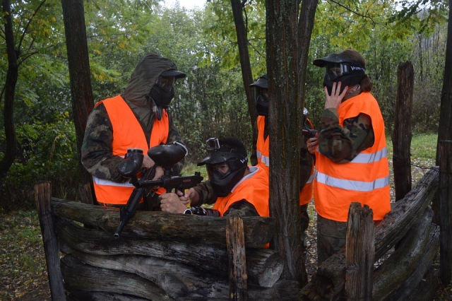 Paintball con los amigos