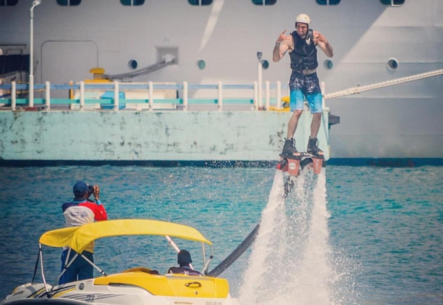 Impulsando el flyboard