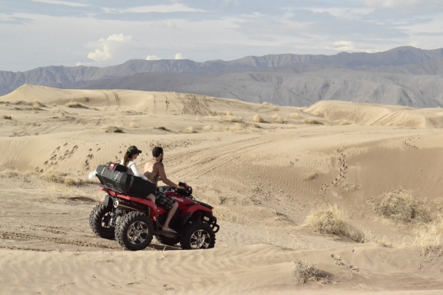 Quad en la playa
