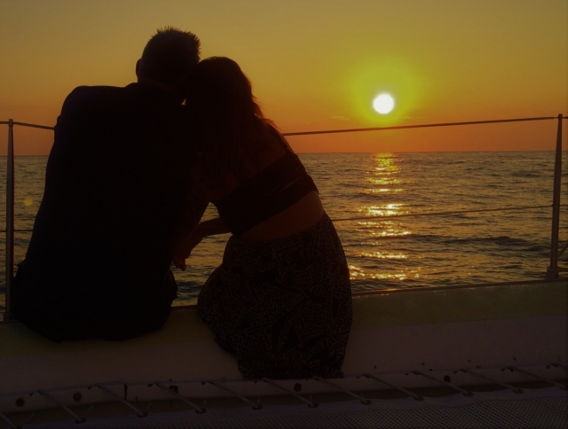 Atardecer romántico