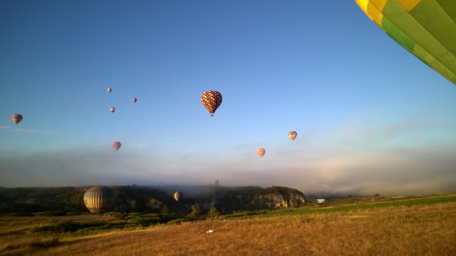 Descubre el pueblo mágico de Huasca en globo