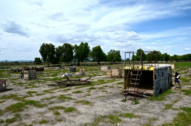 campo de juego paintball