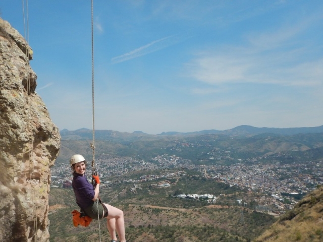 Rappel y escalada en Montaña de la Bufa con comida