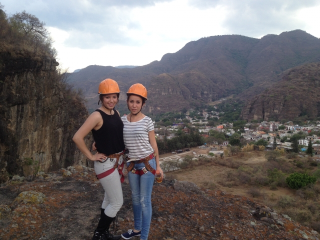 rappel con amigas