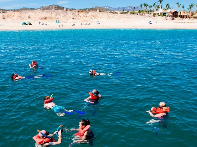 Snorkel en la playa