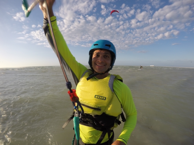 Aventura máximo con kitesurf