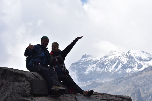 Llegando a la cima