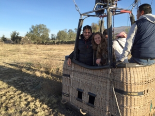 Vuelo en globo parejas en Teotihuacán desde CDMX