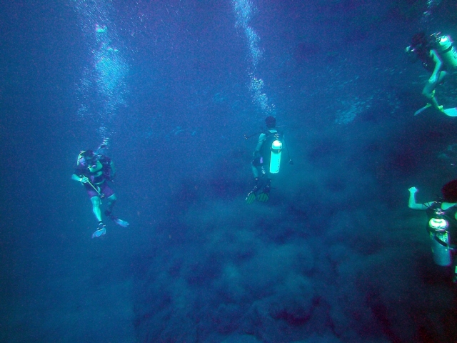 bajo el agua