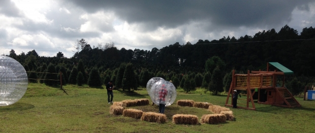 zorbing en Valle