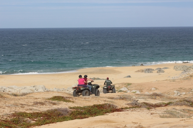 Yendo hacia la playa