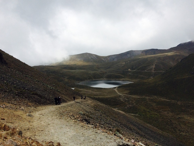 De senderismo por el nevado