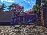 Ruta bicicleta por Complejo en Malinalco