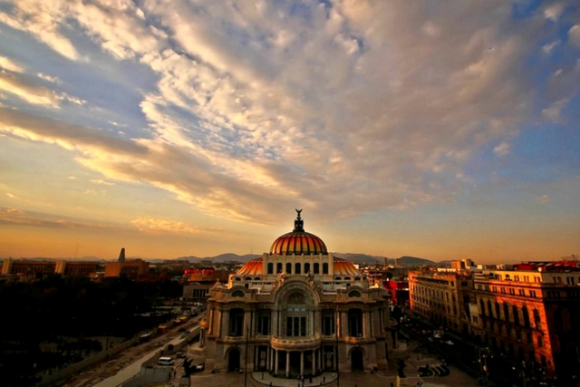 bellas artererererereres al atardecer