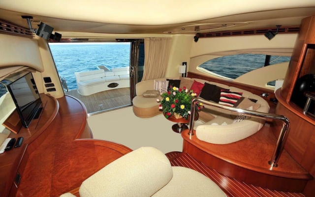 Interior del yate