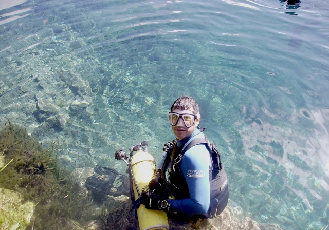 aficionados al buceo