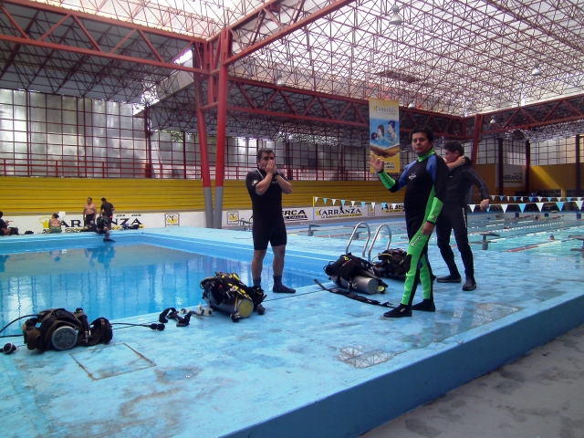 Piscina para buceo 