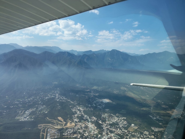 Vistas a la sierra de Santiago
