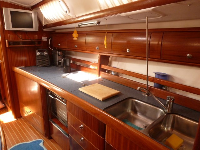 Cocina del velero 