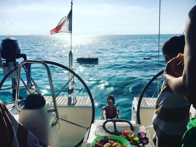Navegando en velero
