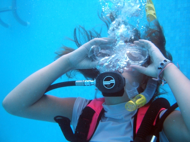 Aprendiendo buceo
