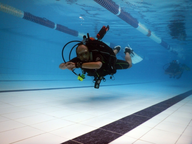 Aprendiendo a bucear