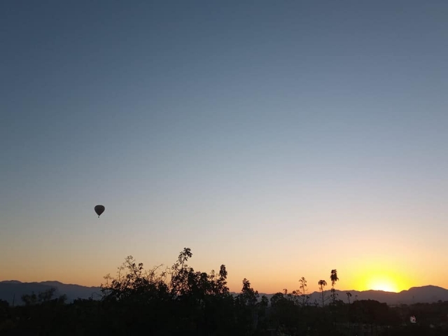 Saliendo el sol