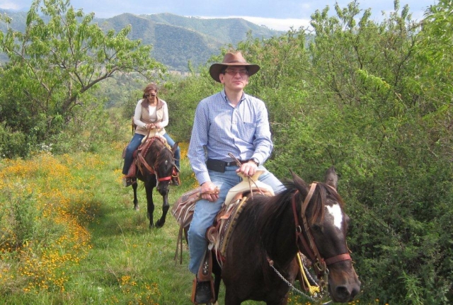 Ruta a caballo en equipo