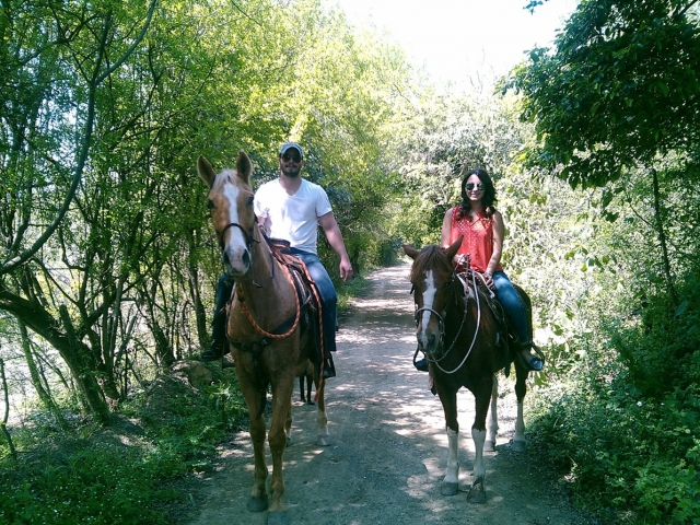 Pasando el día a caballo 