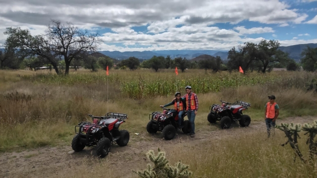 Teotihuacán en quad