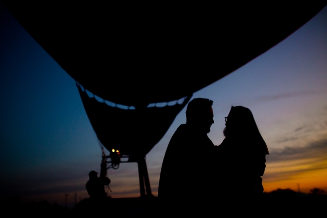 Visita guiada en globo para enamorados