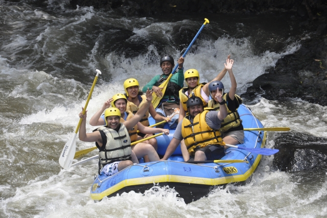 Diversion en el rafting 