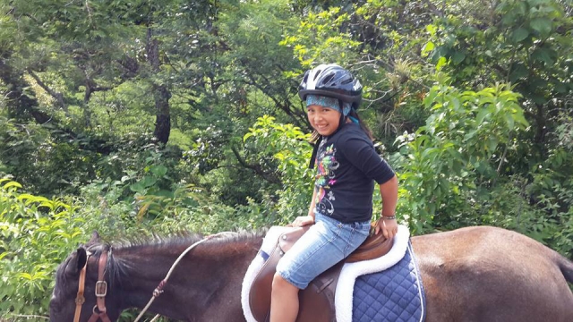 Ruta a caballo infantil 