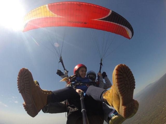 vuelo en parapente