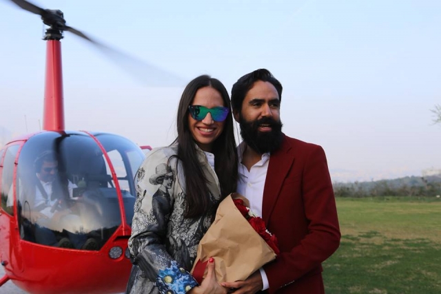 Vuelo en pareja por Monterrey en helicóptero