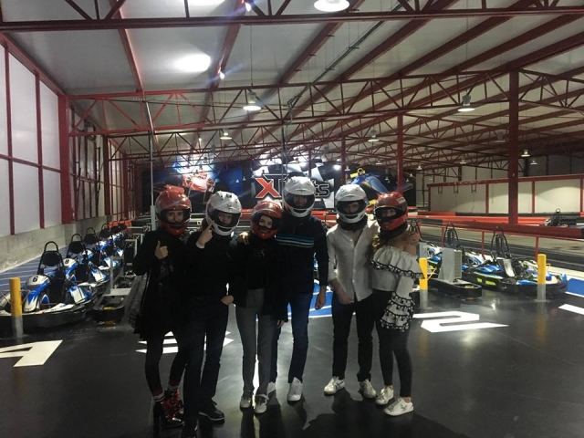 Pilotos de go karts en Puebla
