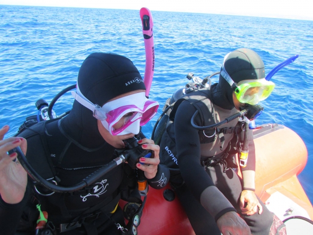 Preparandonos para el buceo 