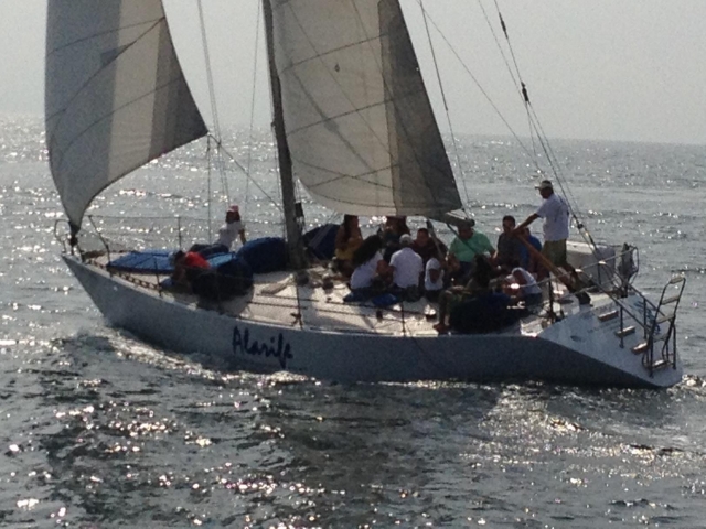 Navegando en velero 