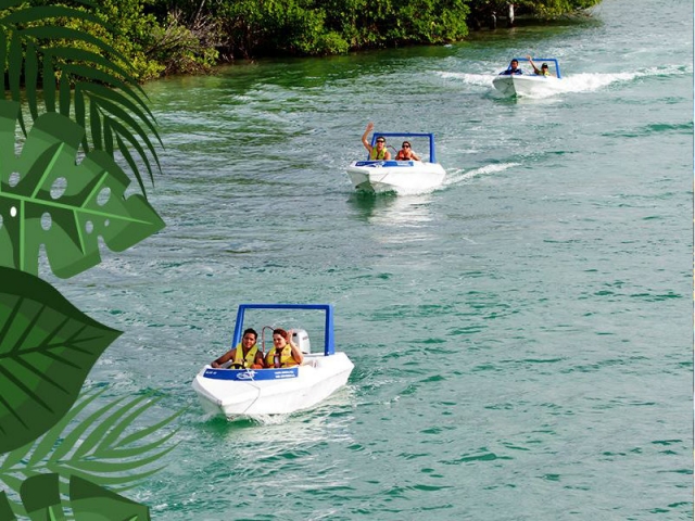 Paseo en bote rápido