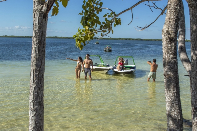 Laguna de Nichupté paseo en bote
