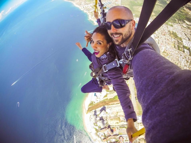 Paracaidismo sobre Bahía