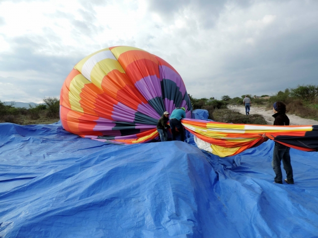 Vuelo compartido en Globo sobre San Miguel niños