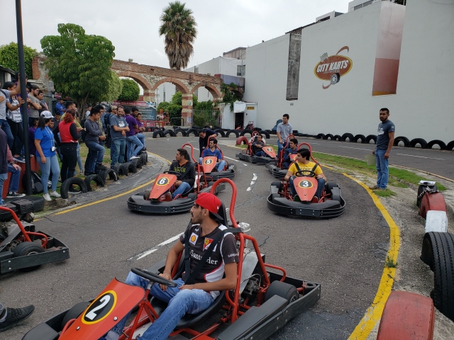 Competición de karts en Puebla