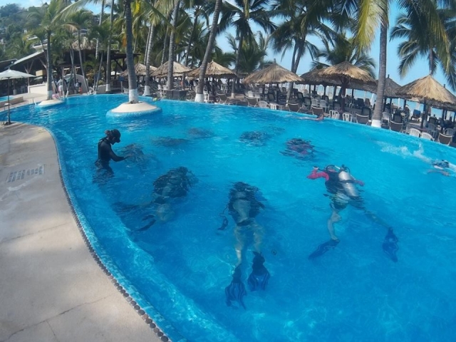 Sesión en la piscina 