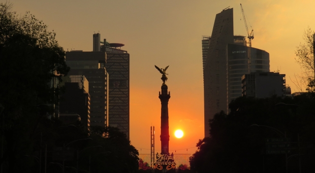 Atardecer en el angel